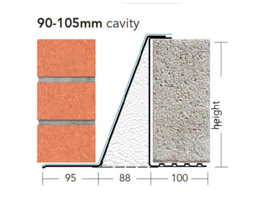 Catnic Keystone IG Cavity Lintel 100mm L1/HD 100 110mm to 125mm Choose Length 