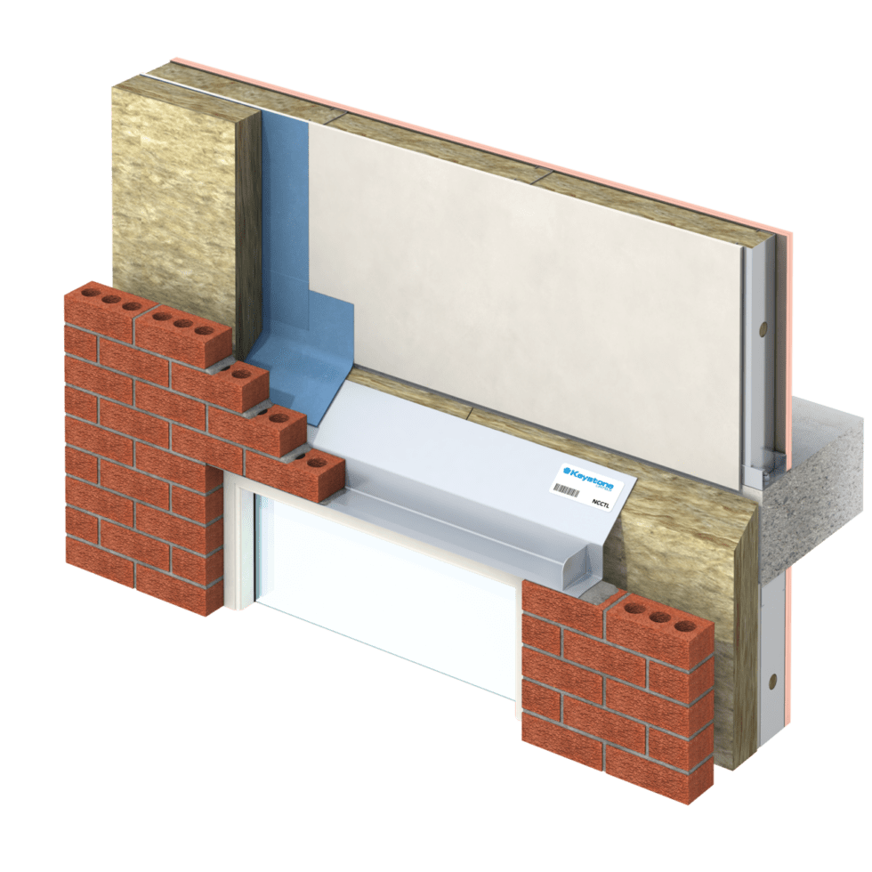 Non-combustible Cavity Tray Lintel | NCCTL | Keystone Lintels