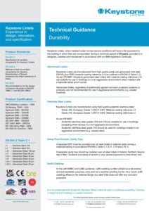 Technical Guidance – Durability
