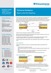 Technical Guidance – Steel Lintel End Bearing