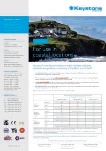 Steel Lintels – for use in coastal locations